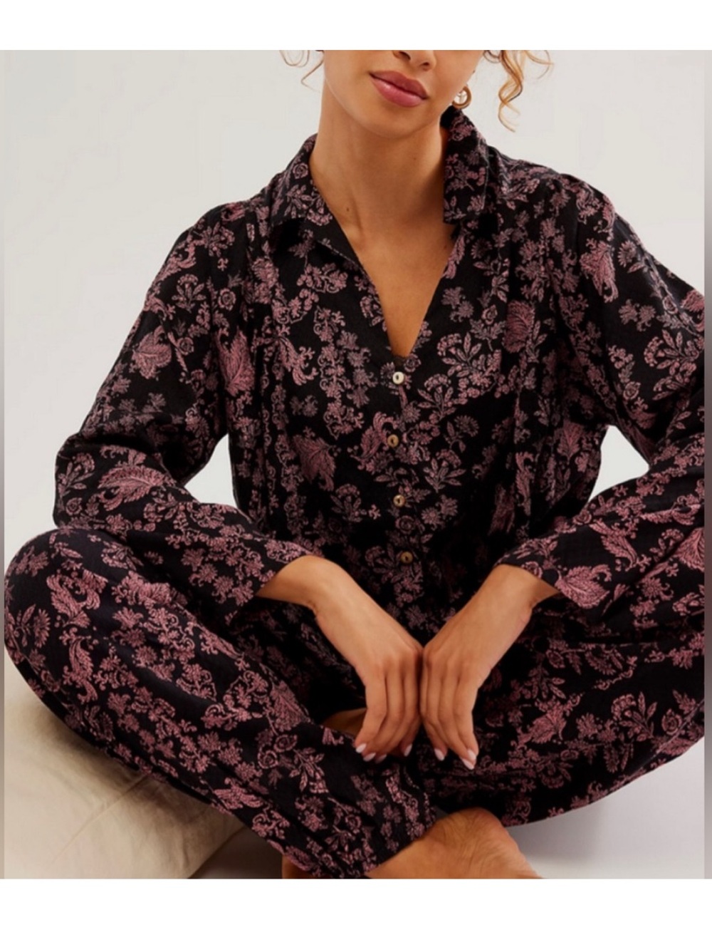 Free People Steady Love PJ Set